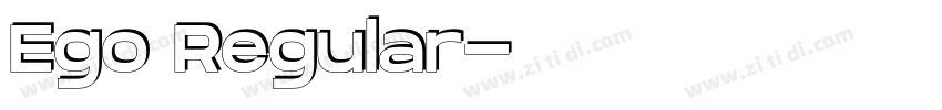 Ego Regular字体转换